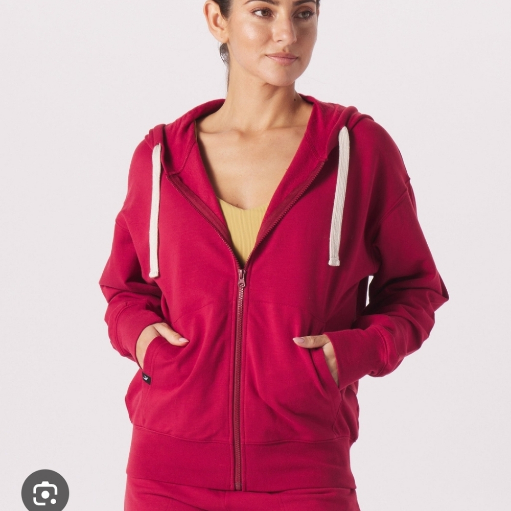 Glyder Vintage Oversized Zip Up Hoodie